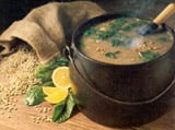 Linsesuppe med citron