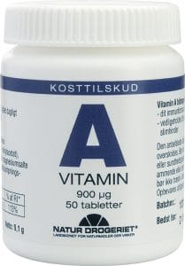 A-vitamin hører til de potentielle kræfthæmmere