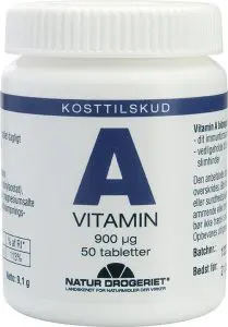 A-vitamin - et led i en antioxidantkur til huden