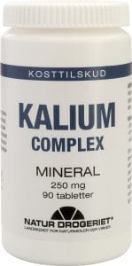 Kalium har stor betydning for kroppens mange processer