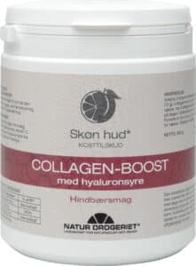 Det livsvigtige protein kollagen kan du fx få fra Collagen-Boost med hyaluronsyre