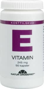 E-vitamin spiller en rolle for bekæmpelsen af frie radikaler