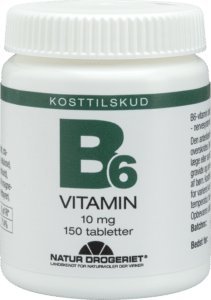 B6-vitamin medvirker ved nedbrydningen af homocystein