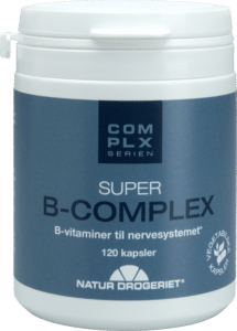 Super B-Complex - alle B-vitaminerne, også B12 - kan være et godt valg for ældre