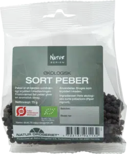 Natur-Drogeriets krydderier - sort peber