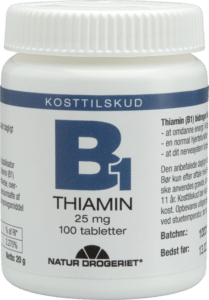 Wernicke-Korsakoff-syndrom: Mangel på B1-vitamin