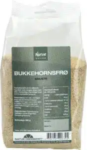 Bukkehorn har masser af gode egenskaber og findes både som frø og i kapsler