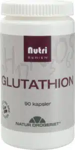 Glutathion - et tripeptid af aminosyrerne glutamat, cystein og glycin.