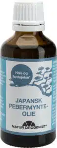 Japansk pebermynteolie - effektiv mod hovedpine