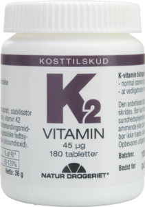 K2-vitamin er godt for kredsløbet