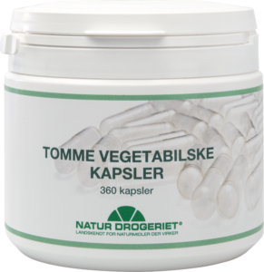 Vegetabilske kapsler fremstillet af HPMC fra træ