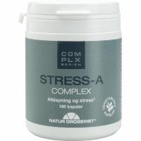 Stress-A Complex kapsler med baldrian, hjertensfryd, lemongræs, humle, passionsblomst og kamille