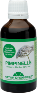 Pimpinelledråber er gode mod mange lidelser