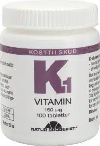 Anprisninger: K-vitamin