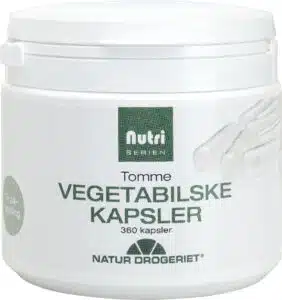 Vegetabilske kapsler fremstillet af HPMC fra træ